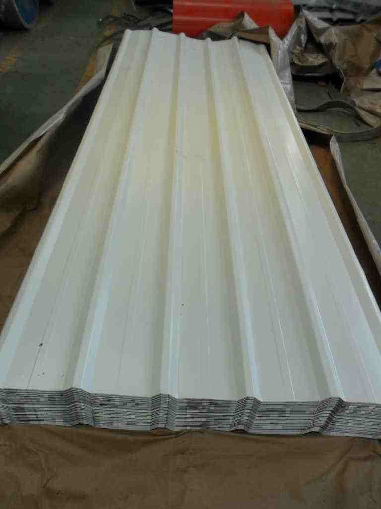 white grey steel sheet