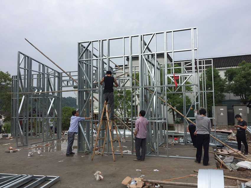 Set the steel parts of Huizhou style house