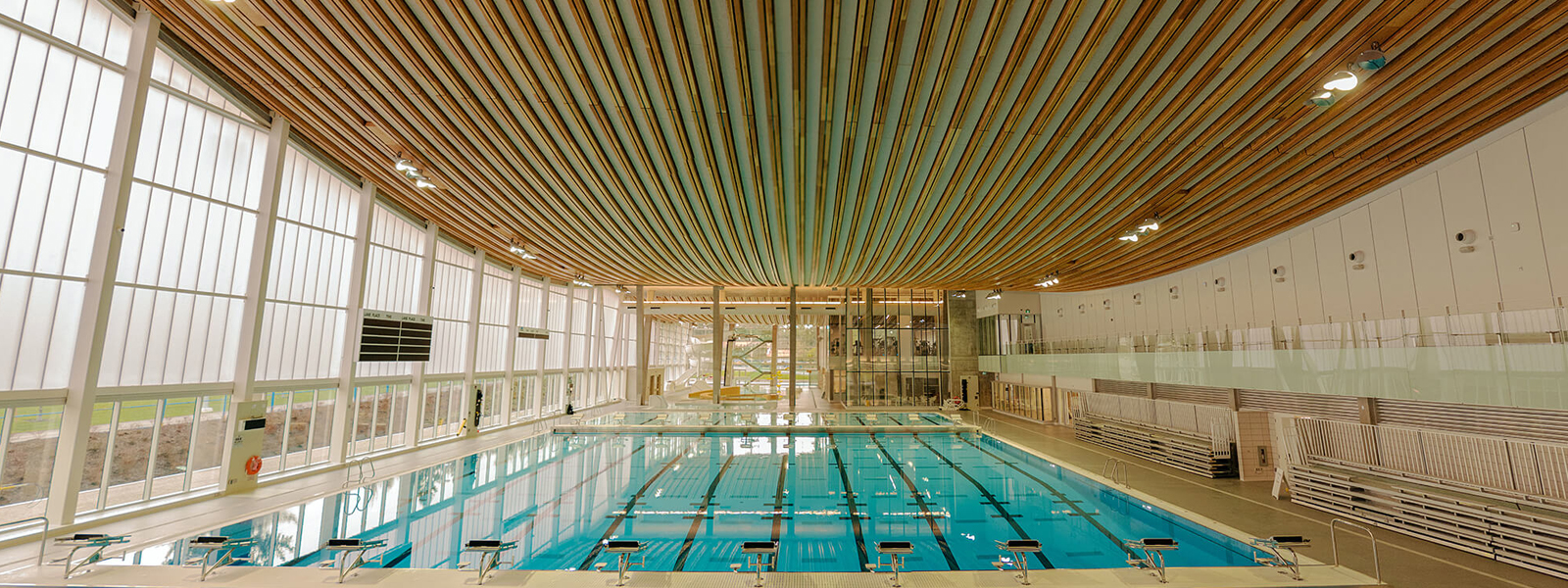 Grandview Heights Aquatic Centre Catenary Wood Structure Roof