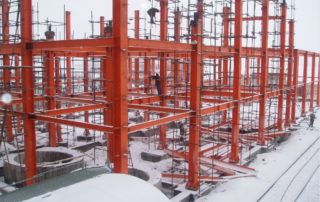 installation process of steel structure buildings